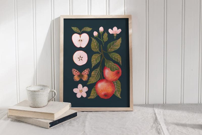 Jabłka granat filiżanka małe.jpg