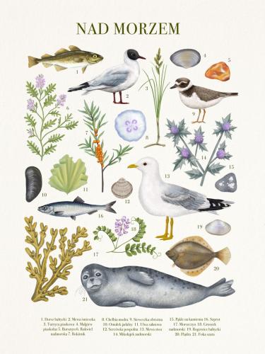 Plakat "Nad morzem"
