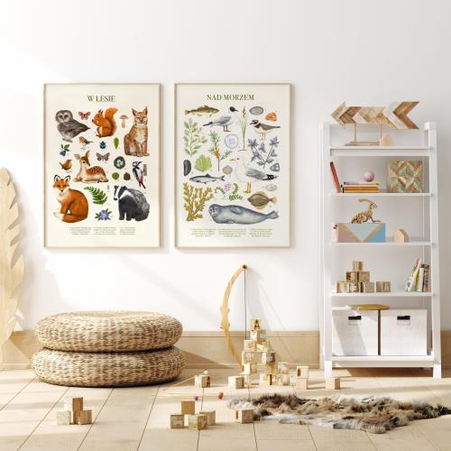 Zestaw "W lesie" i "Nad morzem"